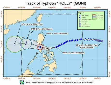 I M Living Right On The Track Of The Typhoon Wish Us Luck Bois Will Update In The Morning With Photos 9gag