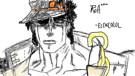 Fan art by me. Jotaro Kujo - 9GAG