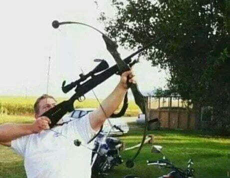 Out of ammo. improvise, adapt, overcome.