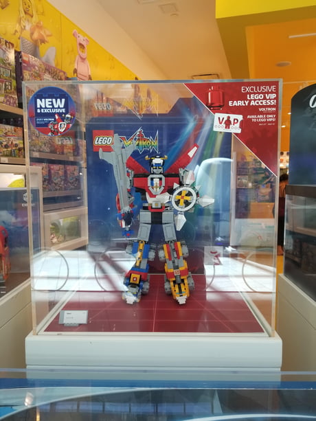 lego voltron display case