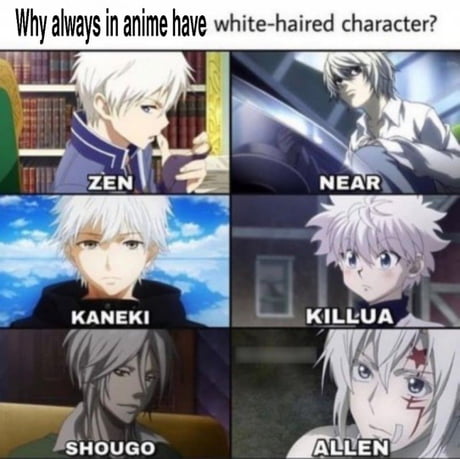 Anime has an interesting choice of hair color - 9GAG