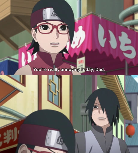 Sarada Uchiha : Shippuden - 9GAG