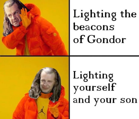 The Beacons of Minas Tirith! The Beacons are lit! Gondor calls for
