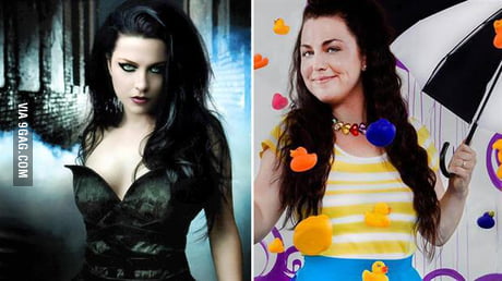 Remember Amy Lee, from Evanescence? Now she is dedicated to singing songs  for kids (Dream Too Much will be her new album) - 9GAG