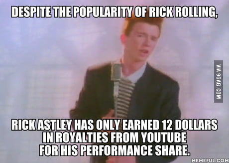 Rick gets Rick Rolled - 9GAG