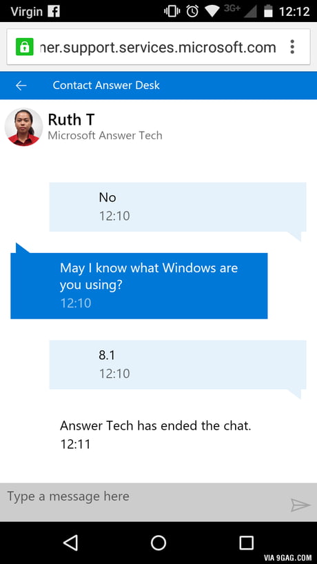 Microsoft online chat
