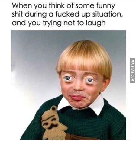 When you try not to laugh - 9GAG