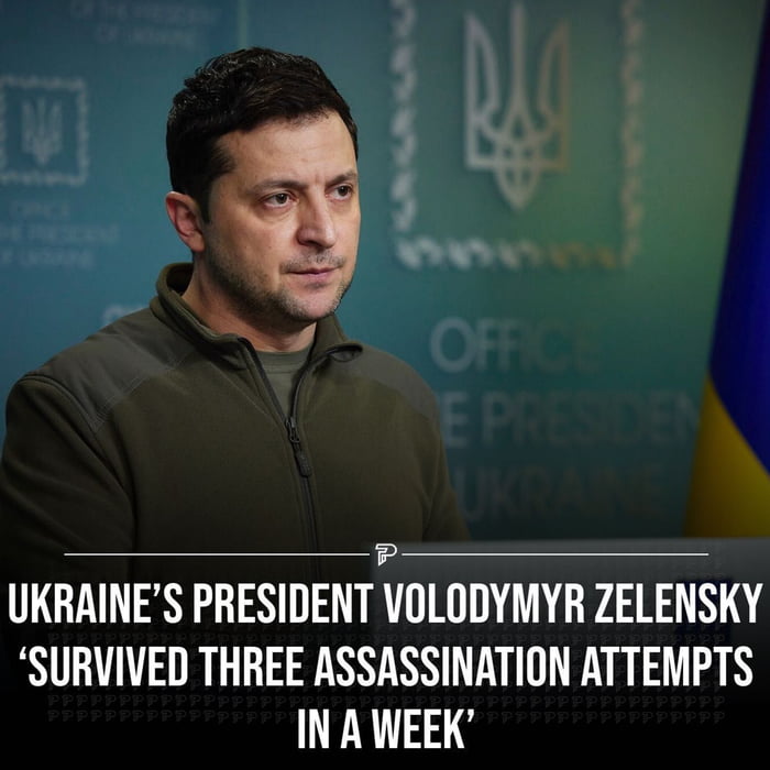 Volodymyr Zelensky Has Survived 3 Assassination Attempts In The Past ...