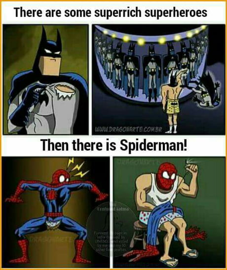 Batman vs Spiderman - 9GAG