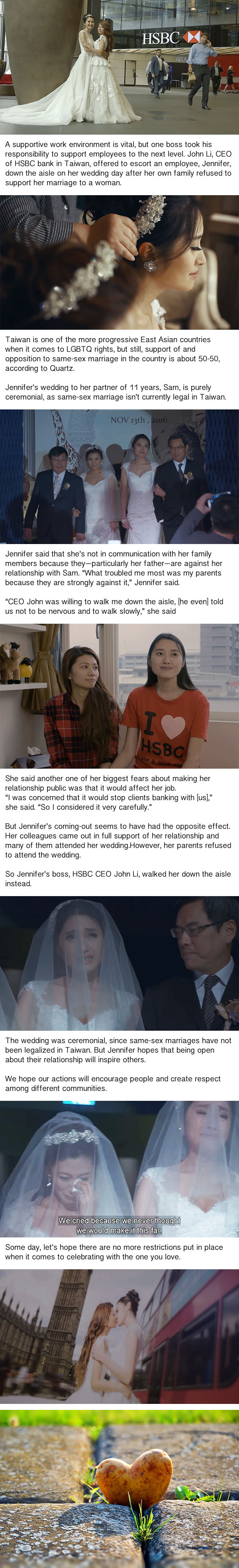 Bride’s dad refuses to walk her down aisle for crazy reason, so her boss does instead