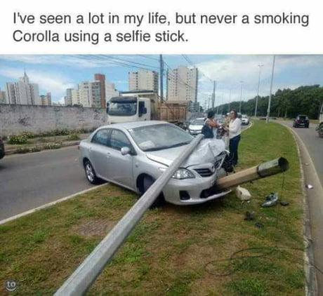 What to do when you crash your car? - 9GAG