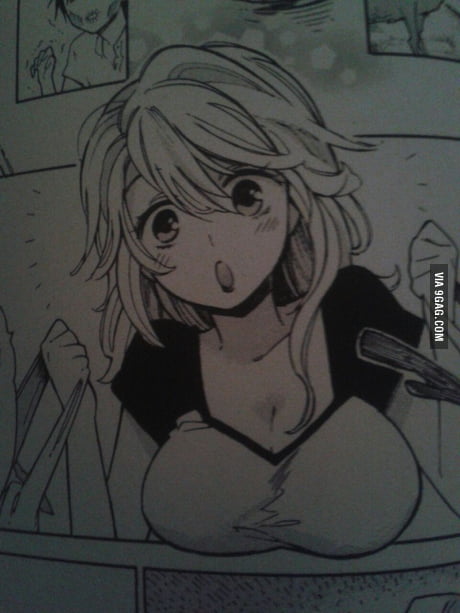 That moment when your boobs are too big to fit in the pic - 9GAG