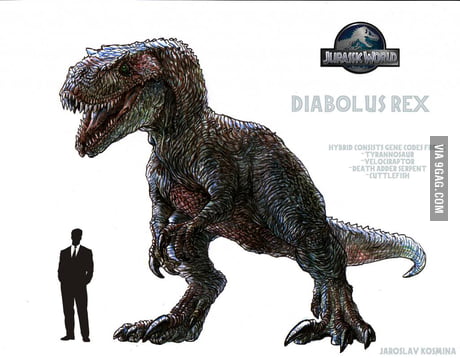 Hybrid T-Rex on Jurassic World? - 9GAG