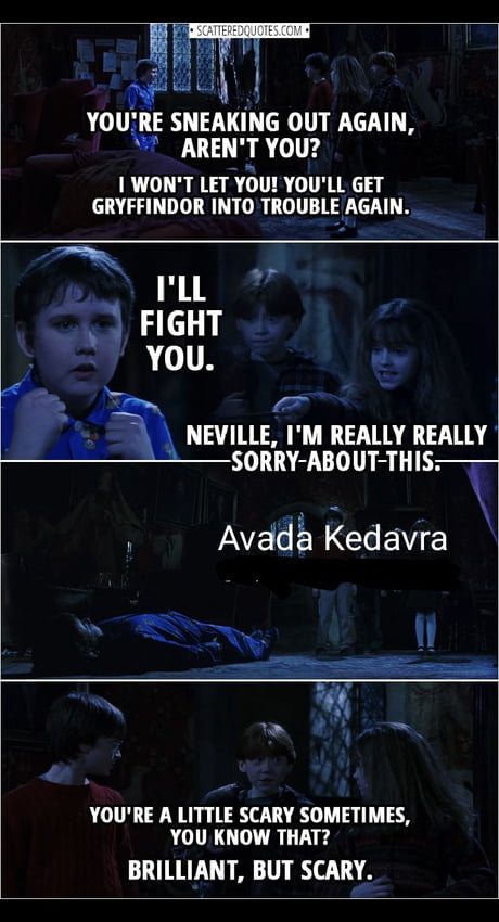 I'll fight you, Harry Potter