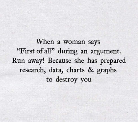 Be prepared