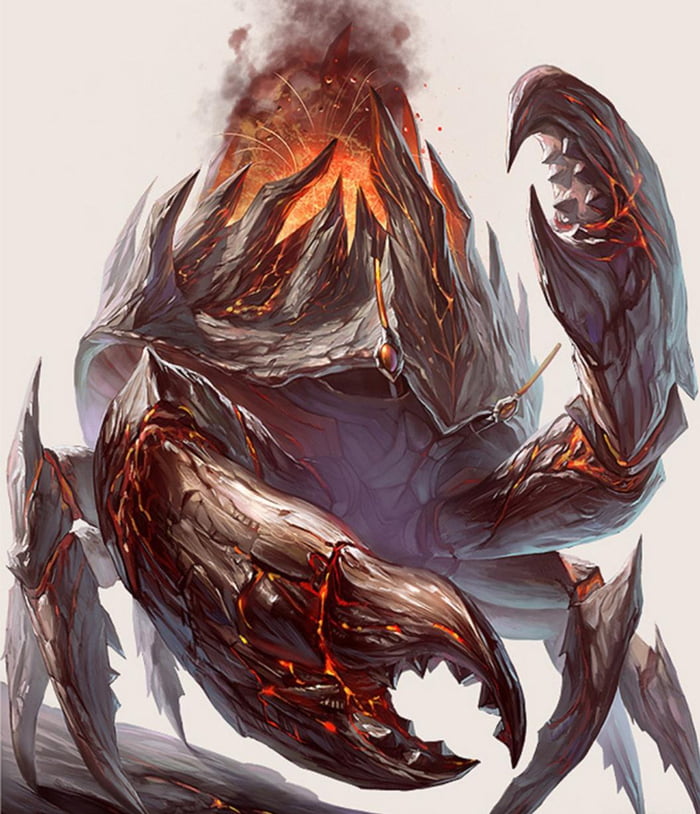The lava crab the first elemental 9GAG
