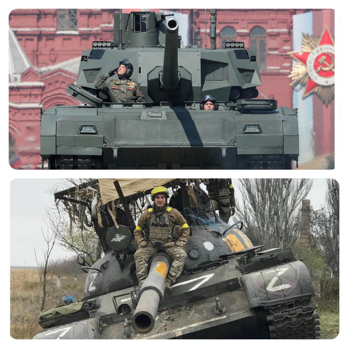 T14 dreams vs actual harsh T-62 reality