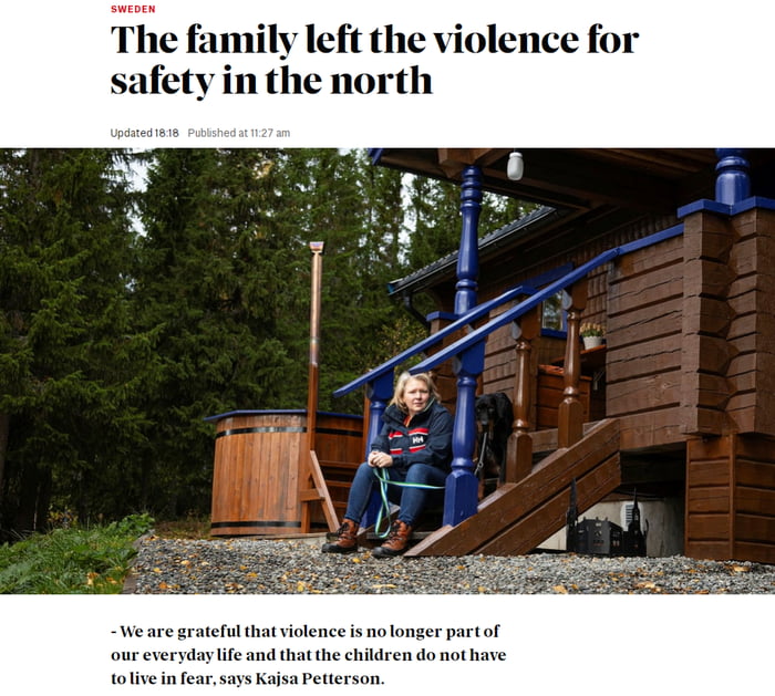 Large amount of Swedes are seen to be relocating to the Northern parts ...