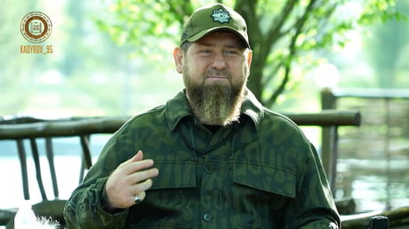 Is that a Louis Vuitton camo Kadyrov wearing?.. - 9GAG