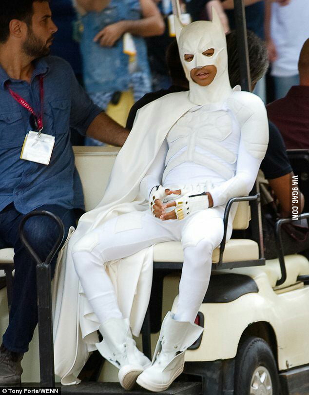 THIS is Jaden Smith in a White Batman Suit.
