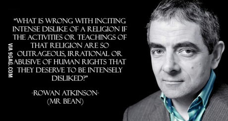 Rowan atkinson religion
