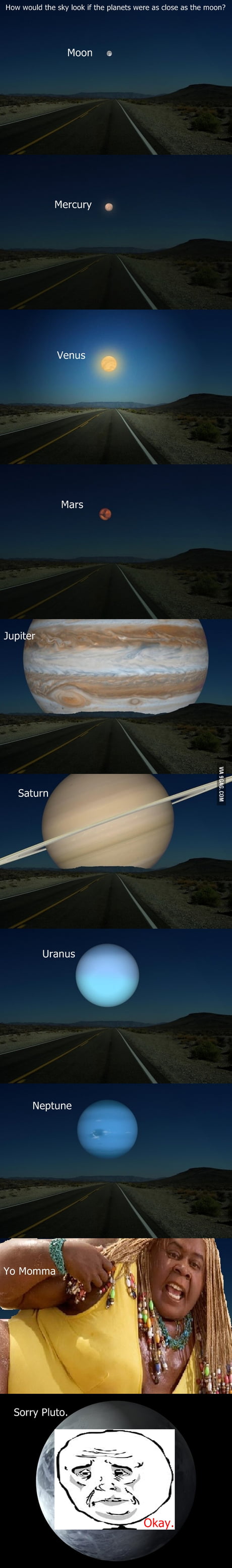 Yo Momma So Fat She Replaced Jupiter As The Biggest Planet In Our Solar System 9gag