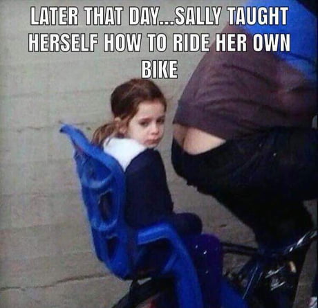 Fastest way to teach children how to ride a bicycle