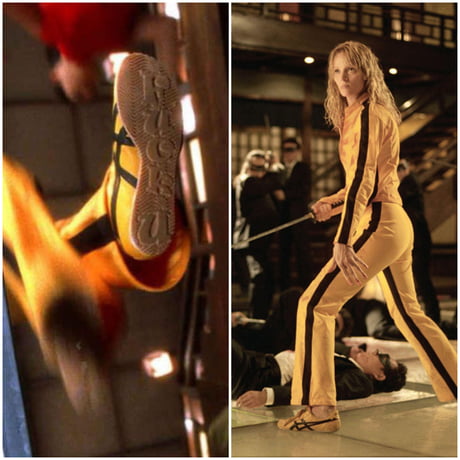 In "Kill Bill" Thurman wears special edition Onitsuka shoes, with "F*ck U" written on the sole - 9GAG