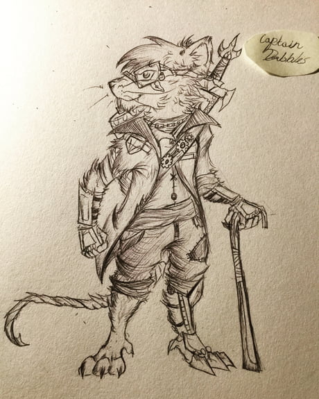 I like making fantasy characters. Any helpful criticism for the mouse Captain Dabbles?