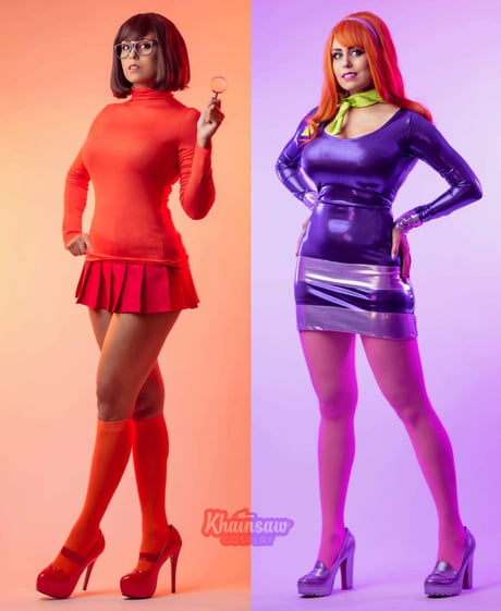 Image of: Latex Velma and Daphne costumes