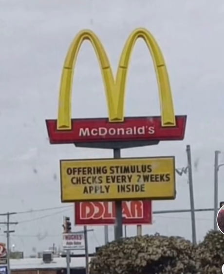 Sign of the week. Well played McDonald's! - 9GAG