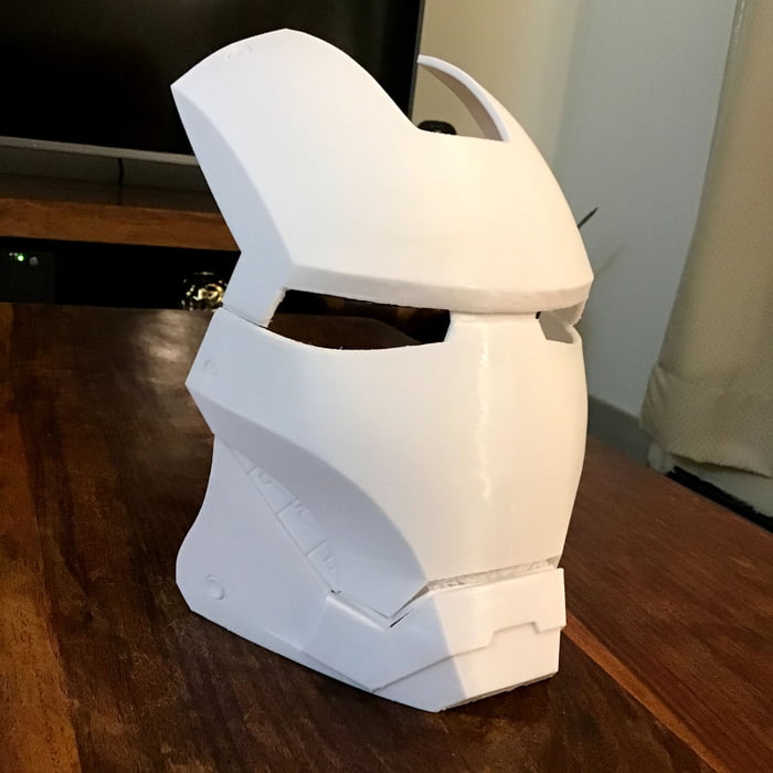 Work in progress, 3d printed iron man helmet - 9GAG