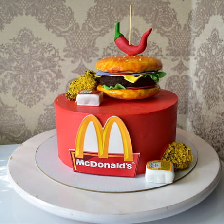McDonalds Cake, Food & Drinks, Chilled & Frozen Food on Carousell