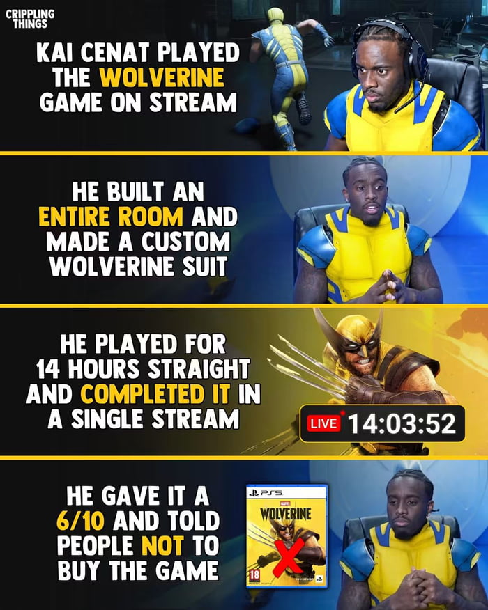 All that for a mediocre review and asking ppl not to buy the game.
