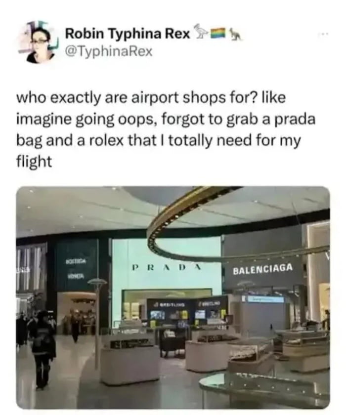 Who needs a duty-free chocolate when you can get a new Rolex