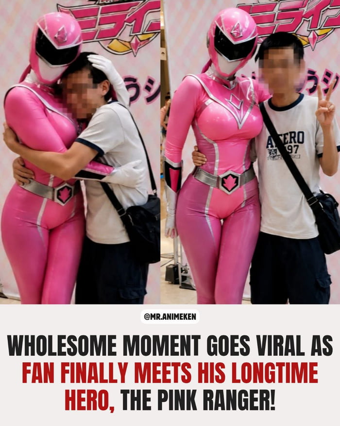 Does anyone else remember the pink power rangers being this thick ?