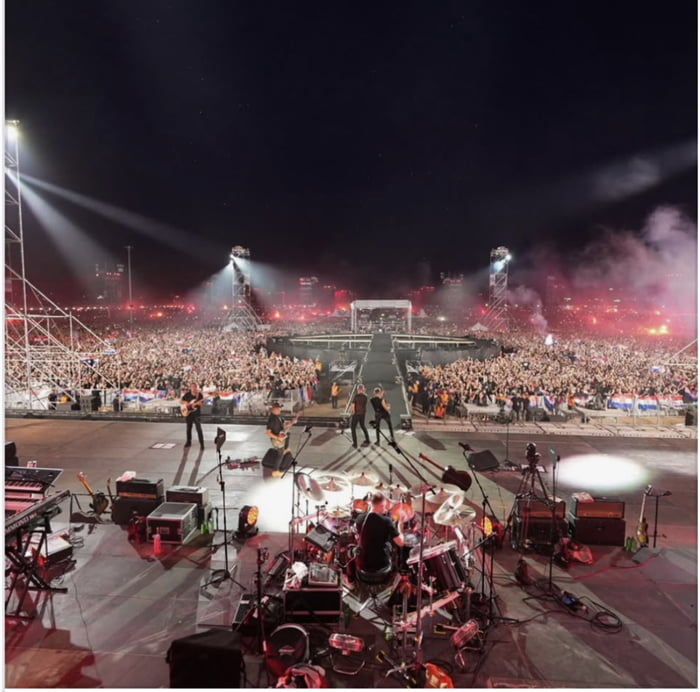 World record from Croatia tonight, concert with the most tickets sold, around 485,000