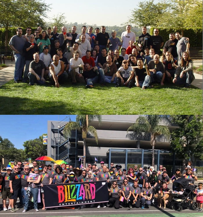 The WoW dev team: Original v.s. Modern.