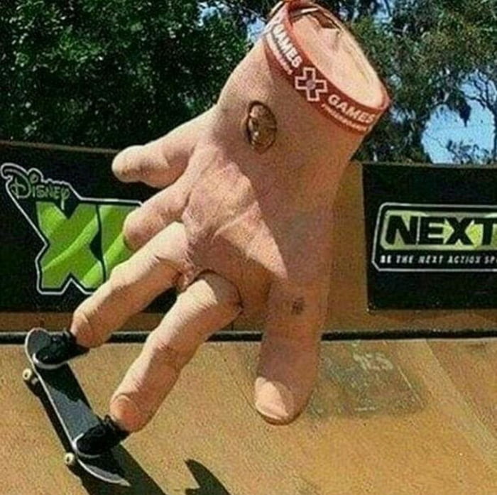 Real life fingerboard