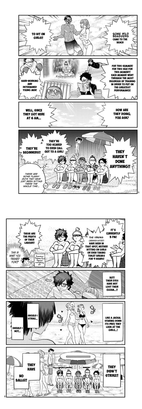 There's just something wholesome about this moment (Komi San can't  communicate)