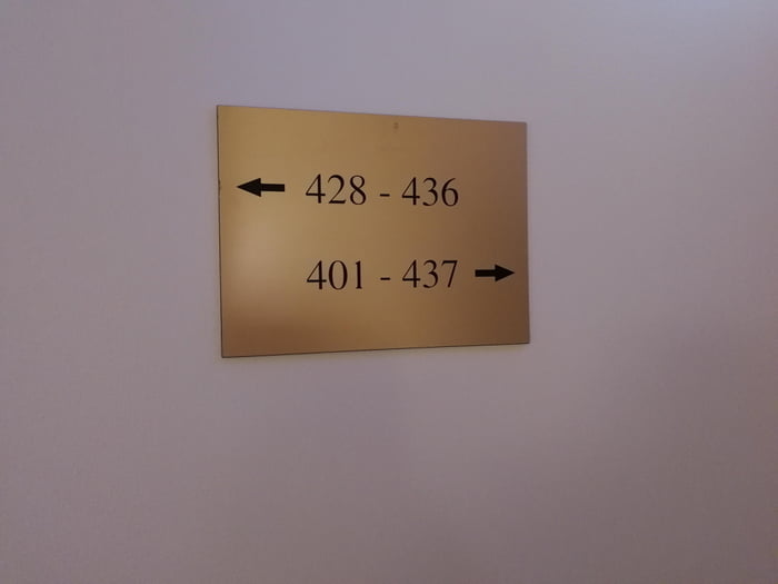More confusing hotel room numbering