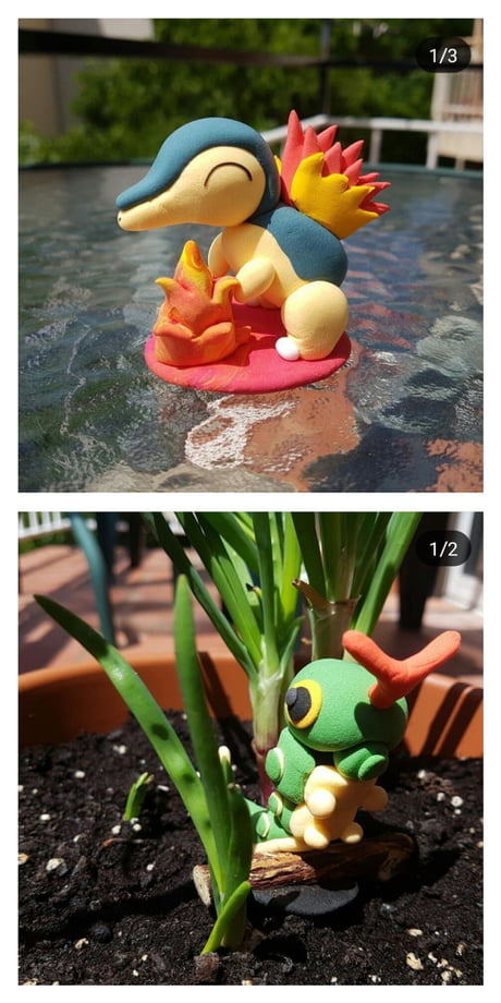With gf we making pokemon with super light clay, thoughts? Details in comments! - 9GAG