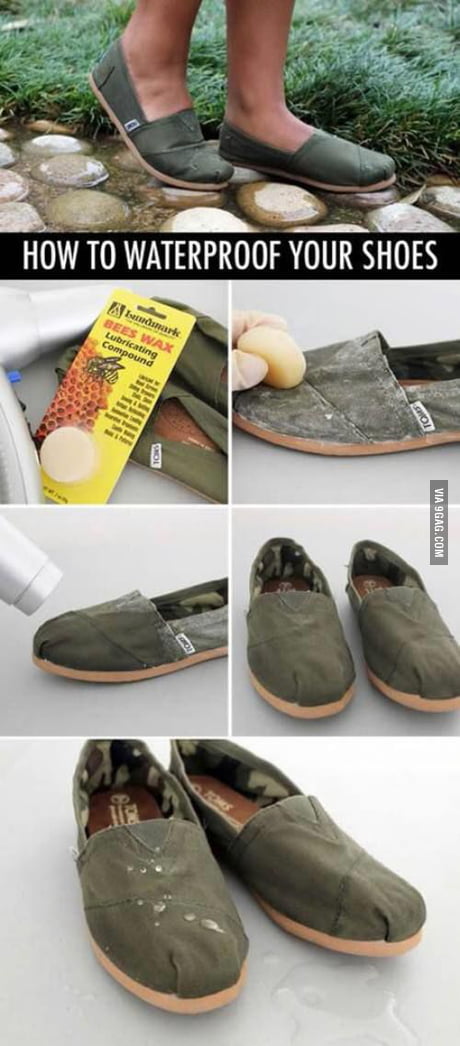 diy waterproof shoes