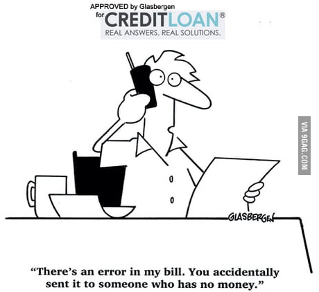 funny cartoons about bills
