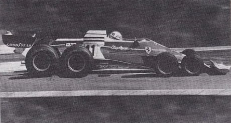 1976/77 Ferrari 312T8. A single picture of it was released, possibly to  cause the other teams to look into the same thing and waste their  time/resources. This was at a time when