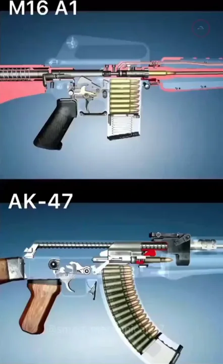 ak 47 bullet vs m16 bullet
