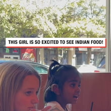 She is an adoptee from India and can't contain herself seeing her ...