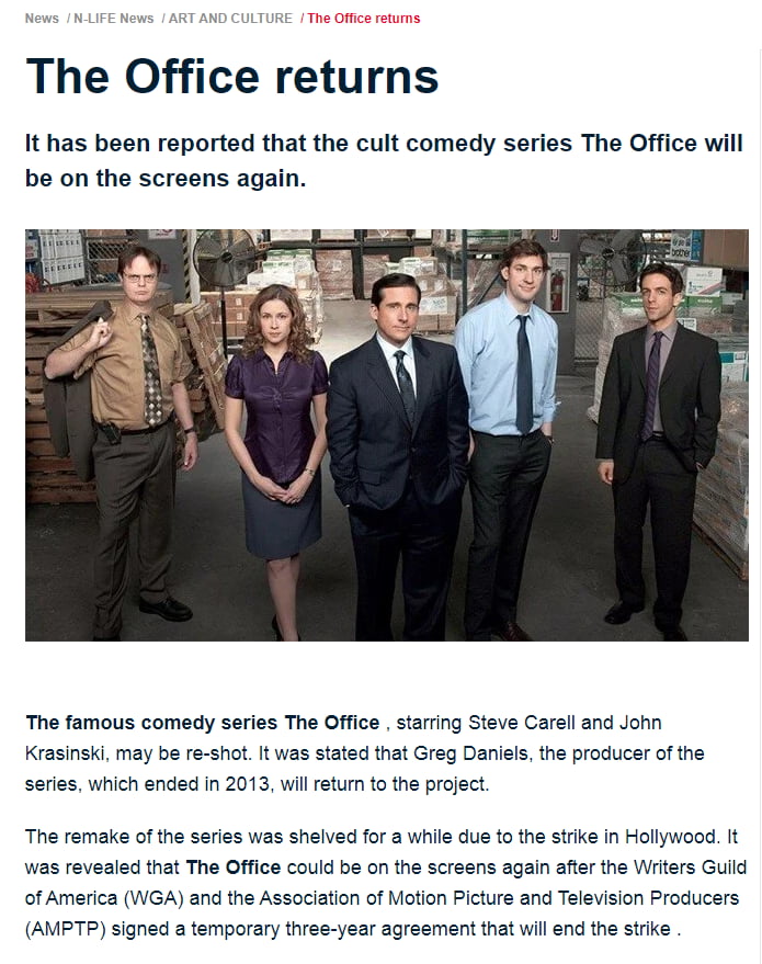 The Office returns 9GAG