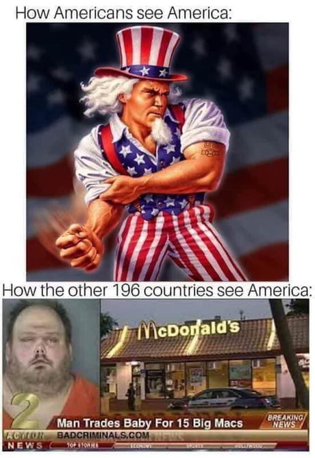 Why is America the greatest country in the world - 9GAG