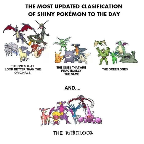 What Is The Best Shiny Pokemon In Your Opinion 9gag